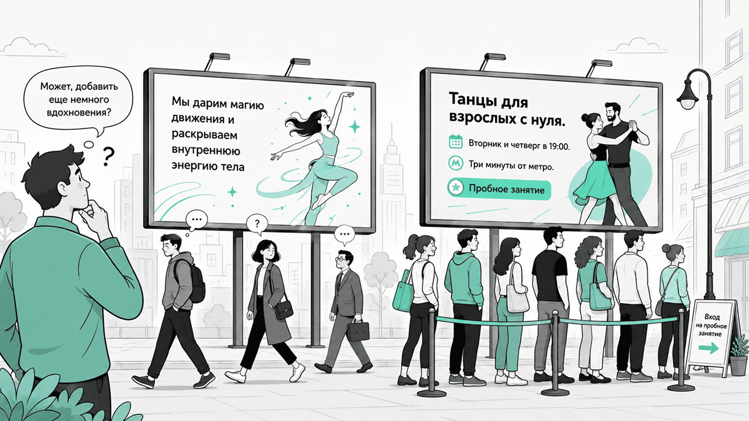 Как написать объявления для рекламы хореографии и танцев